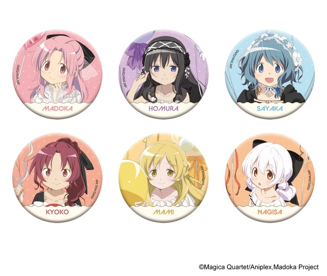 アニメ『魔法少女まどか☆マギカ』ホロキャラバッジコレクション（全6種）