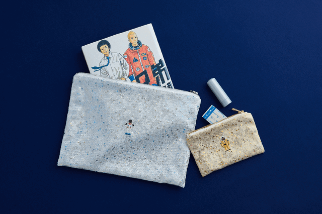 宇宙兄弟 コミックポーチ（ムッタ／ヒビト）、宇宙兄弟 カードポーチ（ムッタ／ヒビト）、宇宙兄弟 めがねケース（ムッタ／ヒビト）