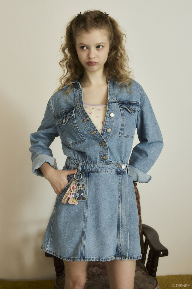 ミッキー＆ミニーがデニムスタイルに！秋冬コーデにもってこい☆シャツ、バッグ、ぬいが登場「MM DENIM STYLE COLLECTION」9月2日発売