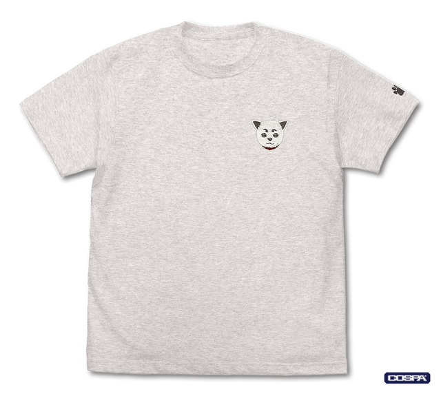 『銀魂』定春 ワンポイント刺繍Tシャツ（OATMEAL）