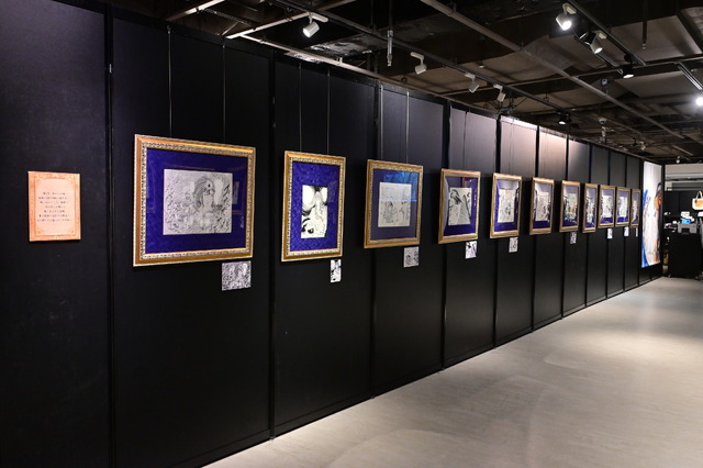 「王家の紋章 原画展」会場の様子