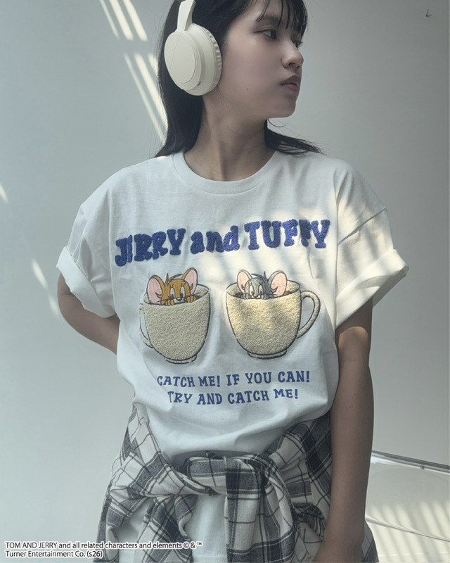 アクリルキーホルダー付トムとジェリーTシャツ