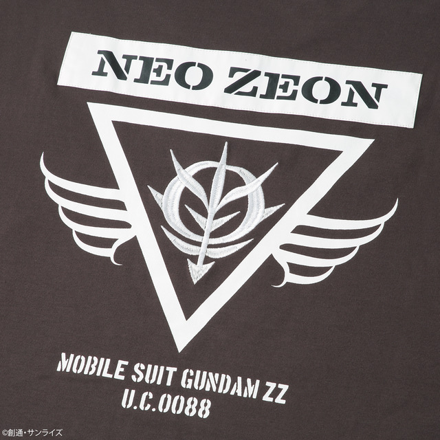 STRICT-G.ARMS『機動戦士ガンダムＺＺ』Tシャツ ネオ・ジオン（スミクロ）