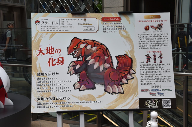 グラードンの立像