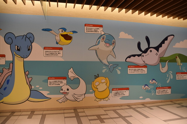 水タイプのポケモンたち