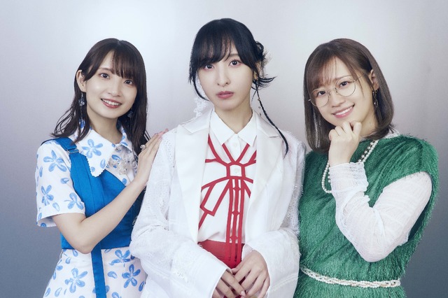 （左から）大久保瑠美、佐倉綾音、高橋李依