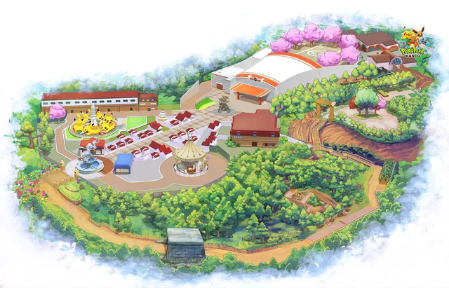 『ポケパーク カントー』全体図