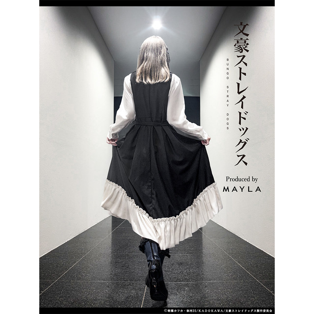 MAYLA「文豪ストレイドッグス アイコニック ドレス」着用イメージ