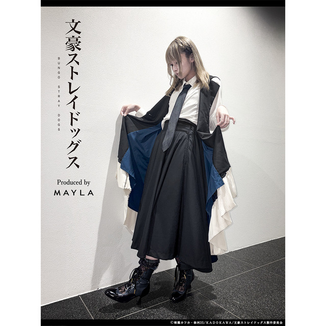 MAYLA「文豪ストレイドッグス アイコニック ドレス」着用イメージ