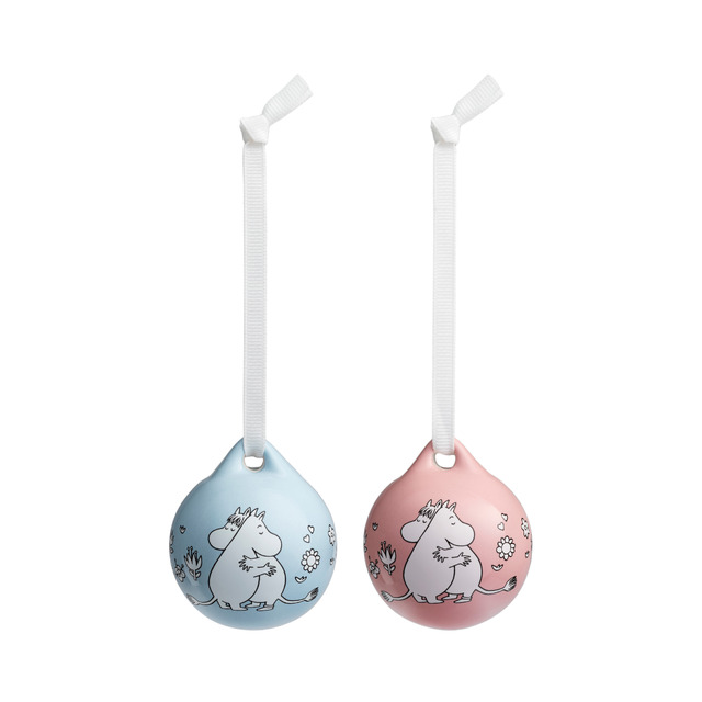 Love ミニオーナメント 2個セット ピンク&ブルー本体価格 4,800円（税込5,280円）