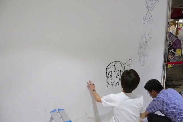 今石洋之、すしおら、TRIGGERのアニメーターたちが渋谷パルコを惜しんで壁面ペイントを実施