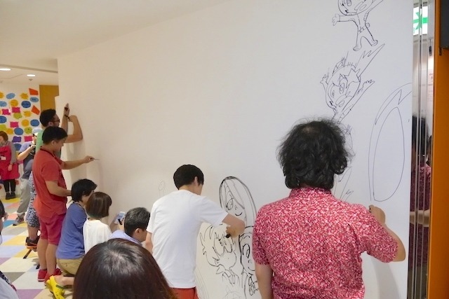 今石洋之、すしおら、TRIGGERのアニメーターたちが渋谷パルコを惜しんで壁面ペイントを実施