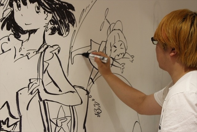 今石洋之、すしおら、TRIGGERのアニメーターたちが渋谷パルコを惜しんで壁面ペイントを実施