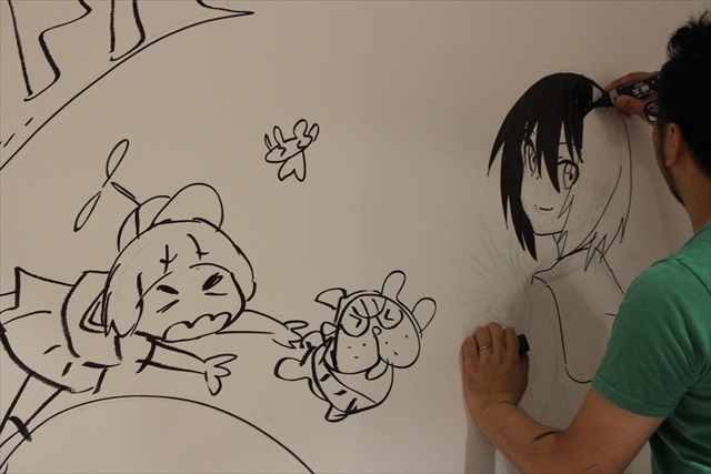今石洋之、すしおら、TRIGGERのアニメーターたちが渋谷パルコを惜しんで壁面ペイントを実施