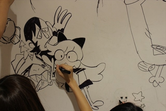 今石洋之、すしおら、TRIGGERのアニメーターたちが渋谷パルコを惜しんで壁面ペイントを実施