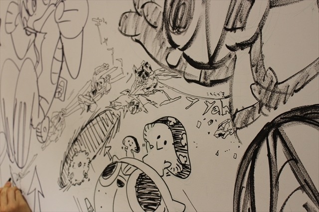 今石洋之、すしおら、TRIGGERのアニメーターたちが渋谷パルコを惜しんで壁面ペイントを実施