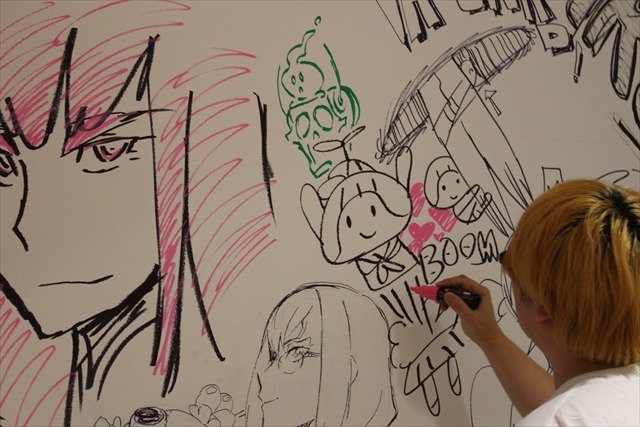 今石洋之、すしおら、TRIGGERのアニメーターたちが渋谷パルコを惜しんで壁面ペイントを実施