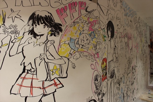 今石洋之、すしおら、TRIGGERのアニメーターたちが渋谷パルコを惜しんで壁面ペイントを実施