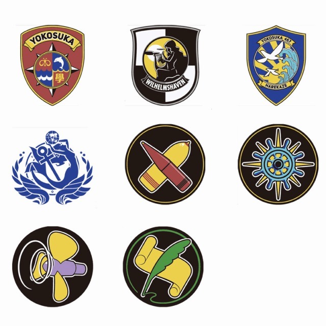 「ハイスクール・フリート 蒔絵シール」