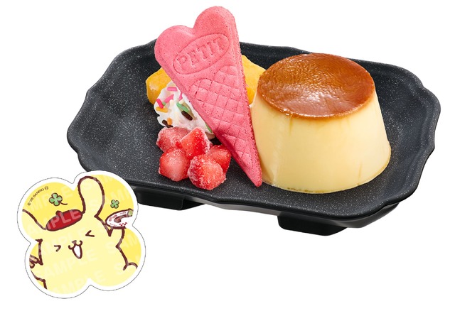 第 2 弾 ポムポムプリン コラボステッカー付き プリンアラモード