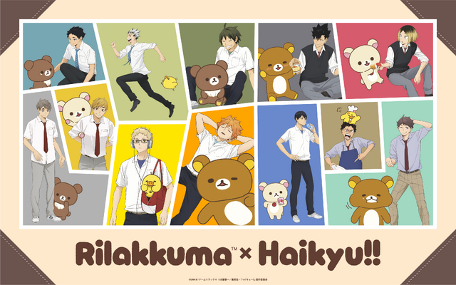 リラックマ×ハイキュー!!