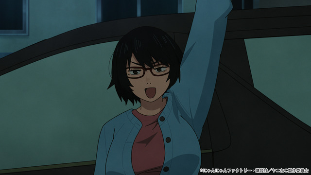 夏アニメ『ヤニねこ』第11話「ニャーたち in 京都にゃ」場面カット