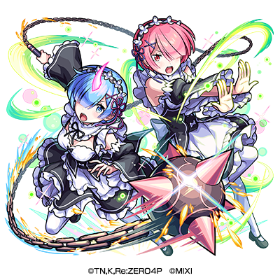 木属性 ★6 ロズワール邸の双子メイド ラム＆レム（獣神化）
