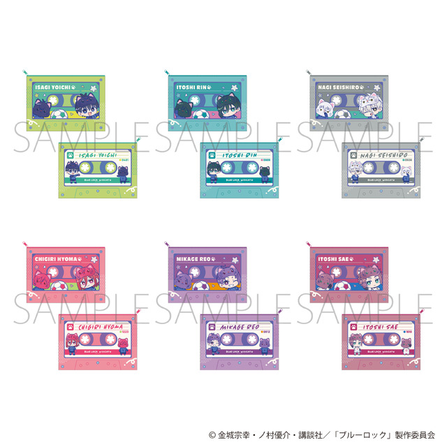 クリアポーチ（6種）【価格】　各1,760円（税込）