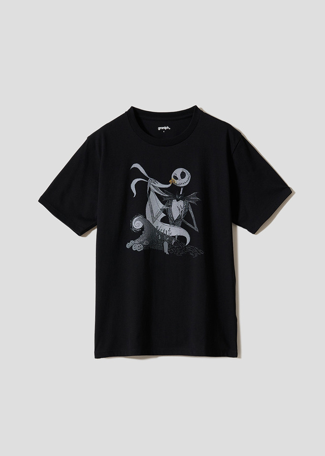 『ナイトメアー・ビフォア・クリスマス』×グラニフ　「ジャック＆ゼロ｜Tシャツ」