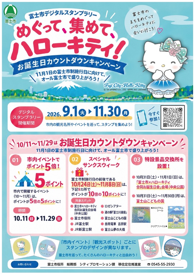 ハローキティ　静岡県富士市