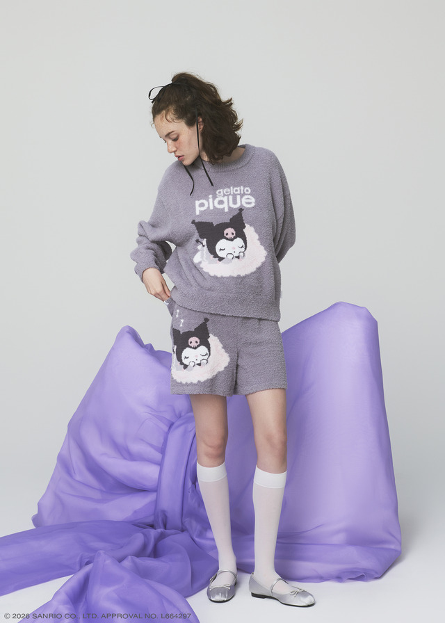 【gelato pique】ベビモコジャガードプルオーバー＆ショートパンツセット ￥16,940