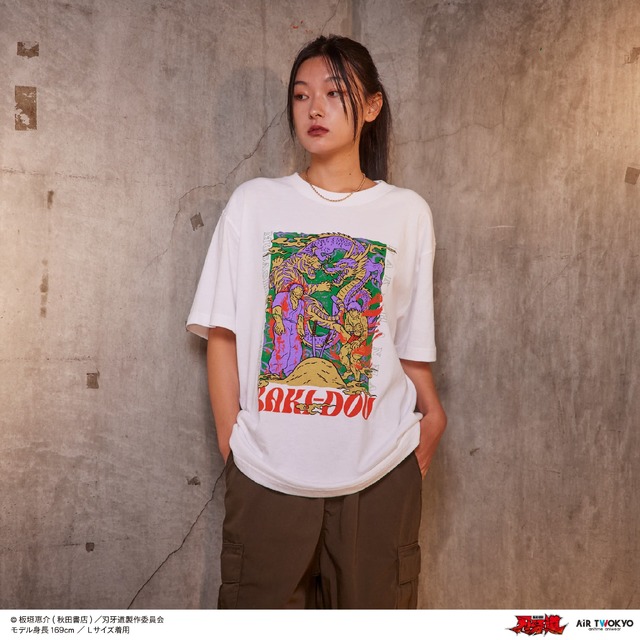 アニメ『刃牙道』シーンイラストTシャツ 7（範馬刃牙・宮本武蔵）