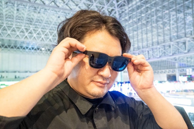 いつでもどこでもゲーム漬け。XRグラス「VITURE Pro 2」で、東京ゲームショウの待機時間中にも『鬼武者 Way of the Sword』に没頭！
