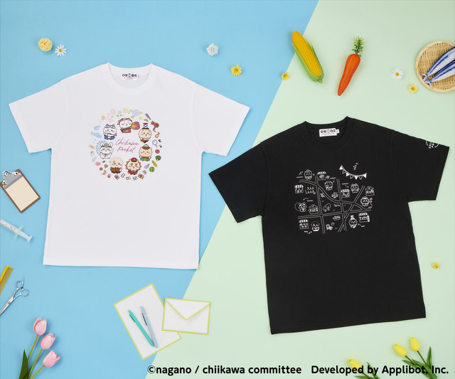 ちいかわぽけっと お店屋さんなTシャツ