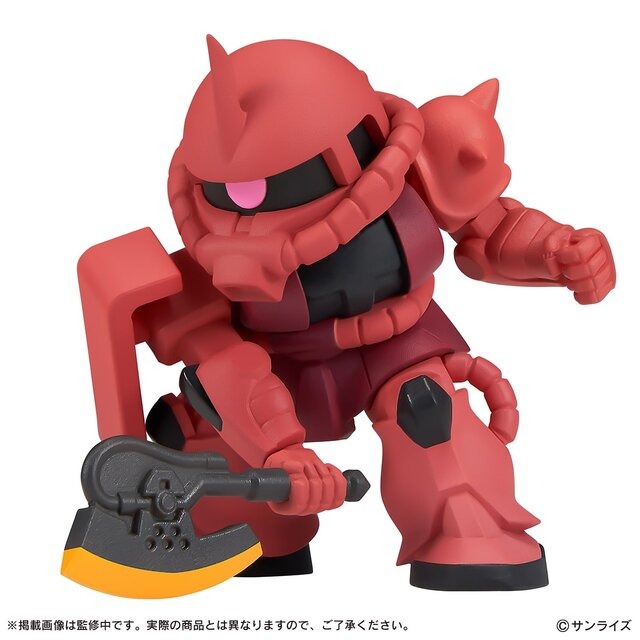 「機動戦士ガンダム ならぶんです。ザク」第2弾が発売！シャア専用ザクⅡや高機動型ザクⅡ3機などズラリ
