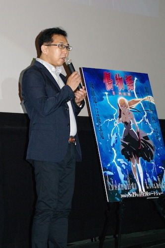 「傷物語〈II 熱血篇〉」初日舞台挨拶で神谷「本当に声優をやっていて良かった」と笑顔