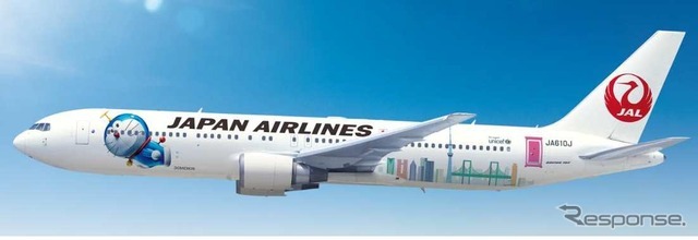 「JAL ドラえもんJET」特別塗装機