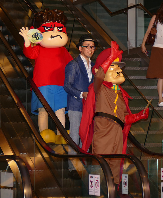 「鷹の爪」吉田君と総統『スーサイド・スクワッド』レッドカーペットセレモニー・ジャパンプレミア