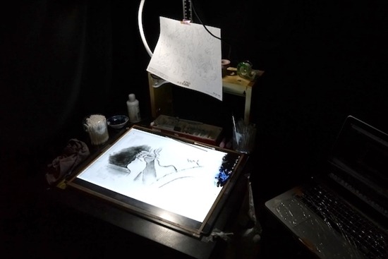 「モブサイコ100」エンディング映像誕生秘話！佐藤美代の技法「ペイント・オン・グラス」