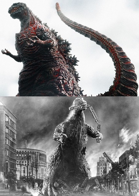 『シン・ゴジラ』『ゴジラ』（1954年公開』(C)TOHO CO., LTD.