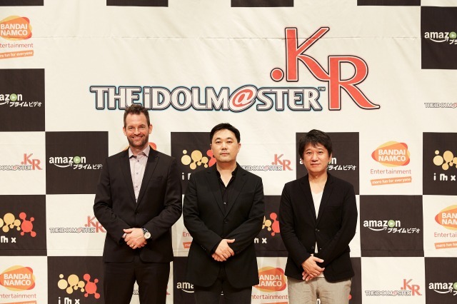 左から、ジェームズ・ファレル、孫一亨、坂上陽三