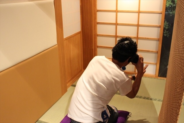 三日月宗近に「戻ったぞ」と言われる幸福をVRで体験　DMM GAMESブース【TGS2016】