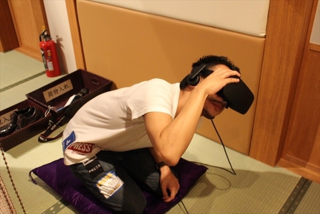 三日月宗近に「戻ったぞ」と言われる幸福をVRで体験　DMM GAMESブース【TGS2016】