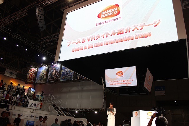 「ガンダム」から「アイマス」まで新作ゲームが満載！VRの生実況も 「バンダイナムコ」ブース【TGS2016】