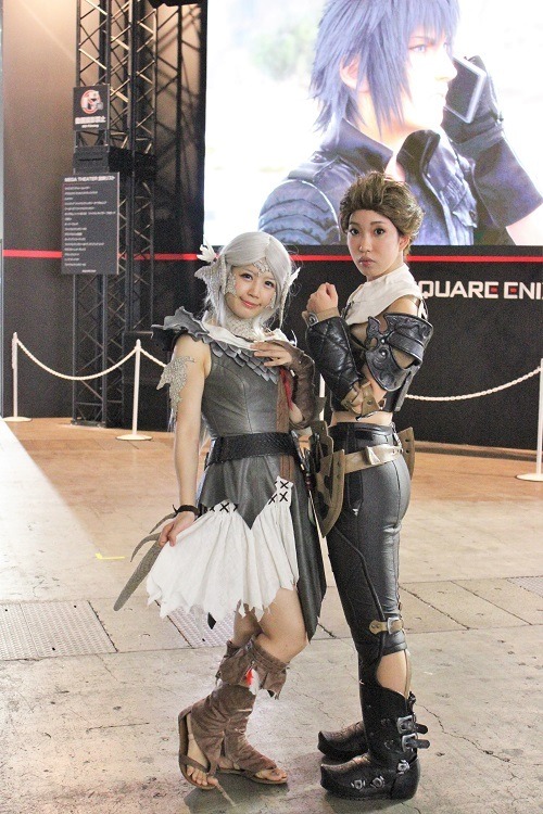試遊会でFFのオリジナルTシャツをゲット！　「スクウェア・エニックス」ブース【東京ゲームショウ2016】