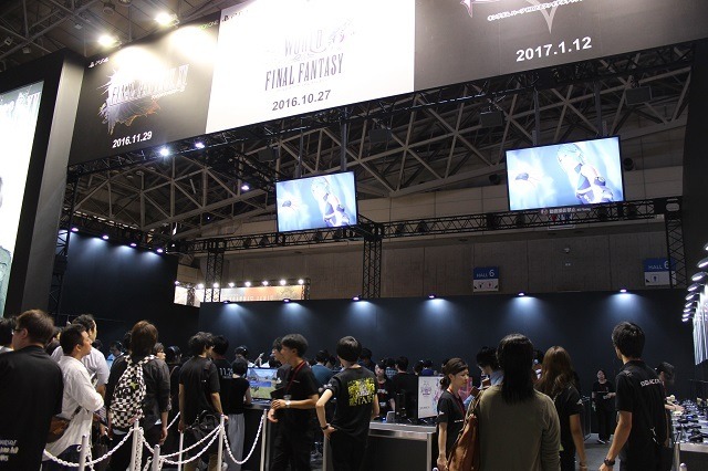 試遊会でFFのオリジナルTシャツをゲット！　「スクウェア・エニックス」ブース【東京ゲームショウ2016】