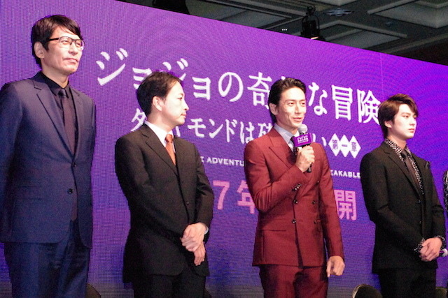 「ジョジョの奇妙な冒険 ダイヤモンドは砕けない」実写映画発表会、東方仗助役 ・ 山崎賢人「誇りを持って演じたい」