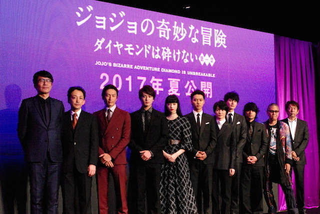 「ジョジョの奇妙な冒険 ダイヤモンドは砕けない」実写映画発表会、東方仗助役 ・ 山崎賢人「誇りを持って演じたい」