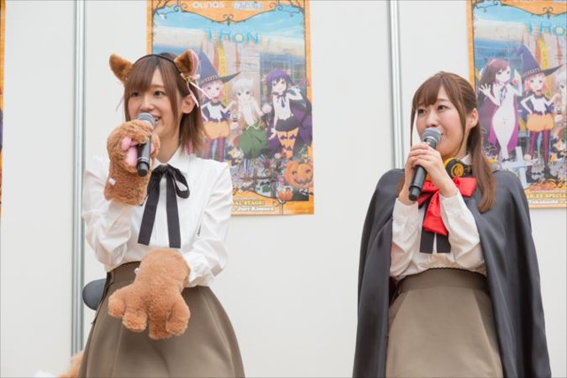 「がっこうぐらし！」聖地オリナスでハロウィンコラボイベント実施 高橋李依、木村珠莉が登場