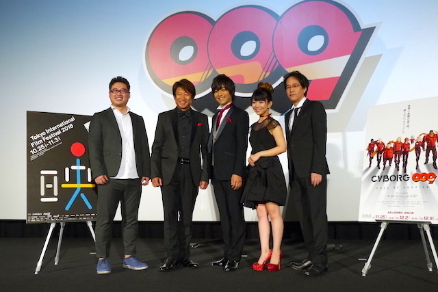 「CYBORG009 COJ」井上和彦がサプライズ登場、新旧“島村ジョー”役が揃って舞台挨拶へ
